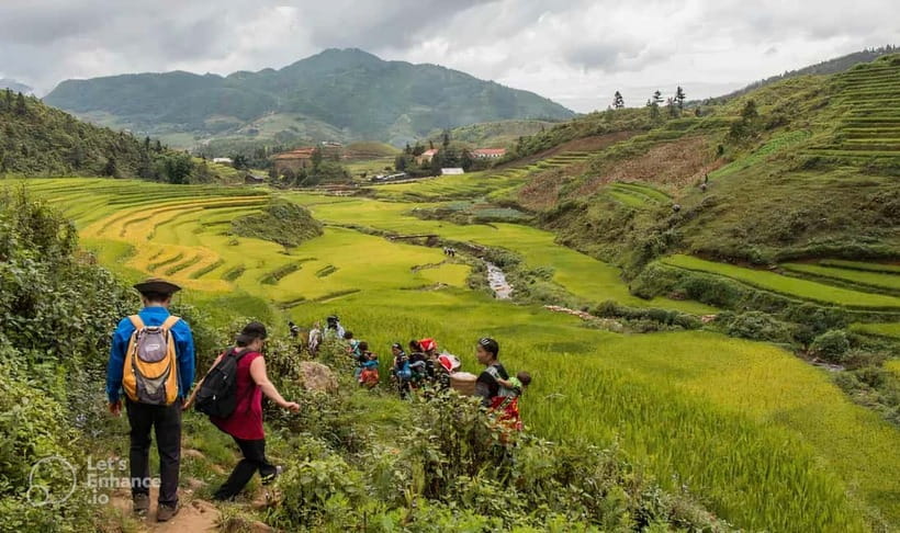 1-Day Sapa Long Trek - Rice Field Terrace, Ethnic Culture - 9:00 AM in Sapa Town: Fansipan Views Without the Crowds