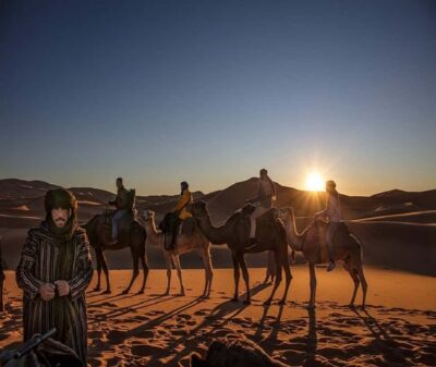 1 night Camel Trek in Merzouga Desert - Timing and the feel of the 1-day route from Lac du Sahara