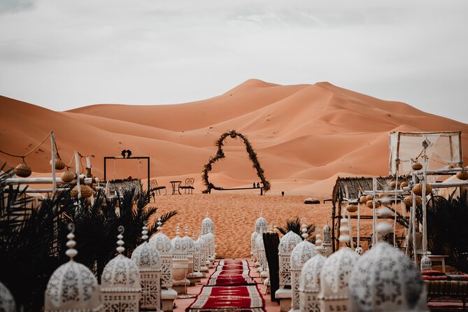 1 night Camel trek in Merzouga Desert Luxury Camp NO EXTRA - Camp Under the Stars: Luxury Tent, Mint Tea, and Berber Music