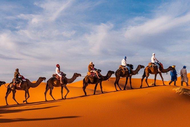 1 Night Camel Trekking in Merzouga - From Merzouga to Erg Chebbi: Your 1.5-hour camel ride and the sunset dune climb