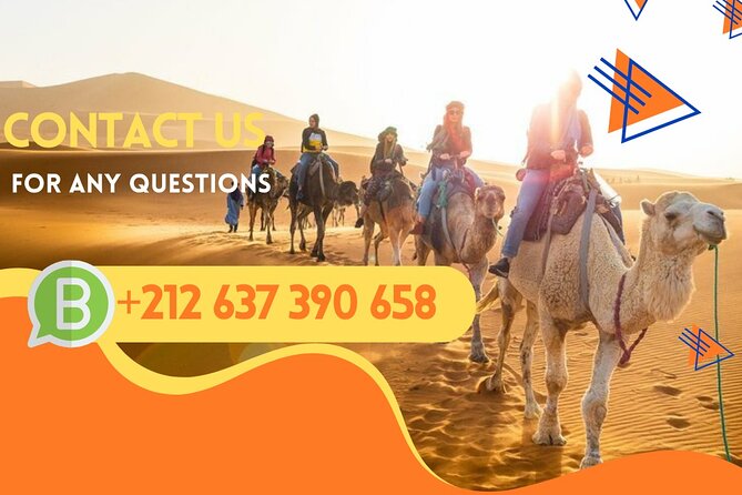 1 Night in desert Merzouga with Camel trek - Erg-Chebbi, Morocco - Key things that make this camel trek worth it