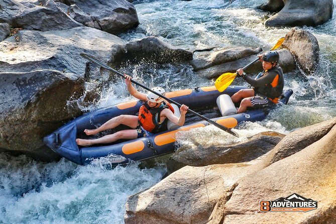 10KM Inflatable Kayaking and 3HR Trekking Adventure - Lunch Included: Fried Chicken, Rice, and Salad