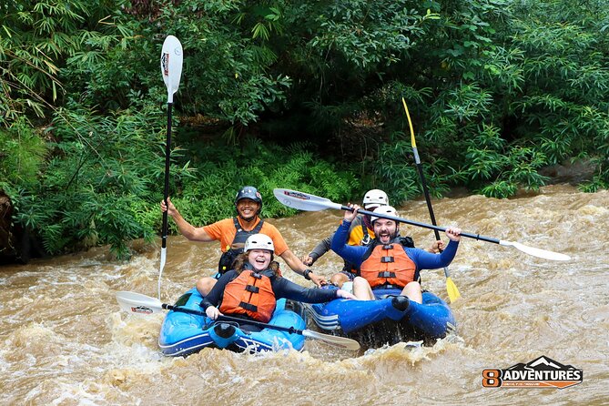 10KM Inflatable Kayaking and 3HR Trekking Adventure - Inflatable Kayaking on the Mae Taeng: Training First, Then the River