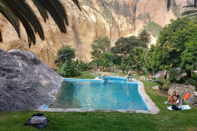 2 Day 1 Night Trek / Colca Canyon - Cielo Azul Lodge: warm pool recovery after a long day