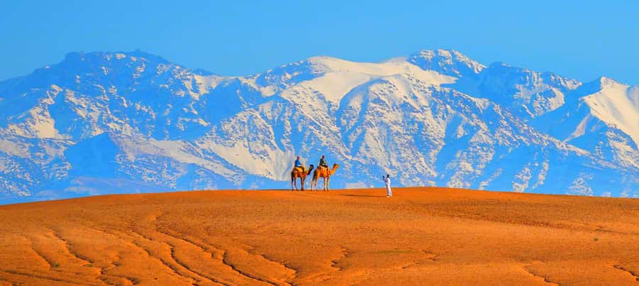2 Days Desert Agafay and Atlas Mountains Trek From Marrakech - The overnight riad stay: mountain views with a real atmosphere
