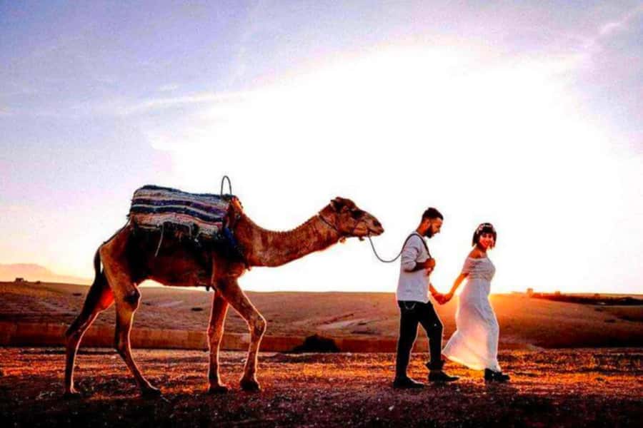 2 Days Desert Agafay and Atlas Mountains Trek From Marrakech - Leaving Marrakech: the drive up into Atlas country