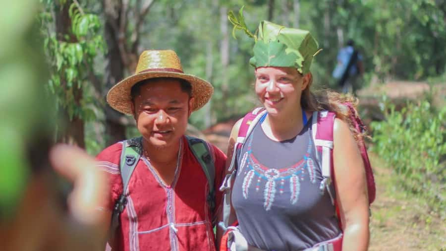 2days 1night : Trekking with Karen people and Doi Inthanon - Day 1 trekking: jungle time, waterfall lunch, and optional rafting