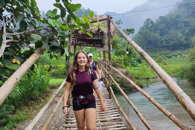 3-Day Pu Luong Natural Reserve from Hanoi, Trek with Local Guide - Day 3: Ban Cong stroll with a suspension bridge, then mountain views back to Hanoi