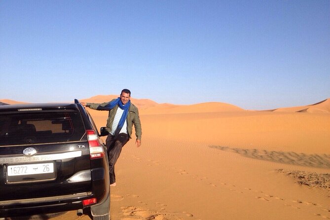 3-Day Sahara Desert from Marrakech to Merzouga with Camel Trek - Day 2: Tinghir valley drives, Roses and Dades roads, Erfoud fossils, then Merzouga tents