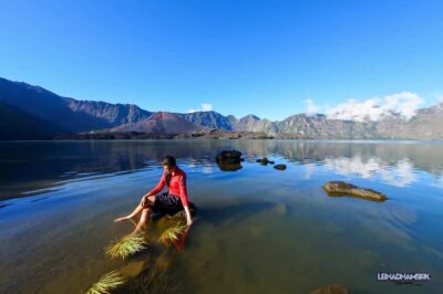 3d/2n trekking mount rinjani summit lake & hot springs - Sembalun grasslands and Sembalun Crater Rim sunset (Day 1)