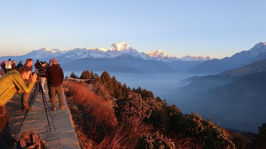4 Day Poon Hill Trek from Pokhara - Day 1: Nayapul to Tikhedhunga (1,540m) Along the River and Into Step Country