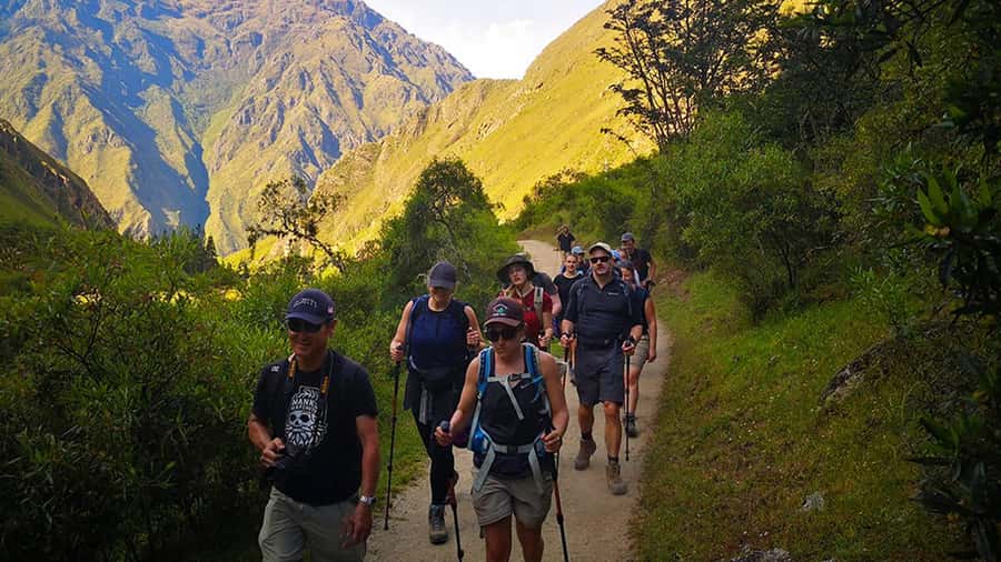 4 days/3 nights: Inka Jungle Trek to Machu Picchu - Day 3: Cola de Mono zip line, narrow canyon walking, and the train-track walk to Aguas Calientes