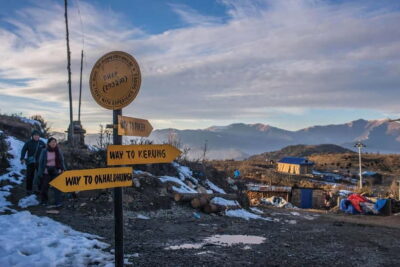 4 Days Pikey Peak Trek : The Best View of Mt Everest - Day 1: Sunkoshi River to Jhapre lodge in Kerung country
