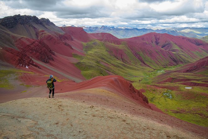 6 day Rainbow Mountain x Ausangate Trek - FlashpackerConnect - Day 4: Palomani pass (5130m), multi-colored hills, and Puca Cocha camp
