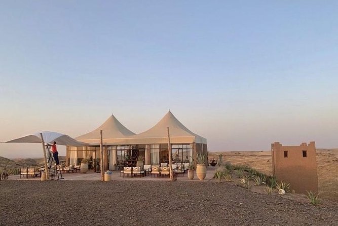 AGAFAY DESERT: Exclusive Sunset Camel Trek with Dinner in Agafay - Key highlights at a glance