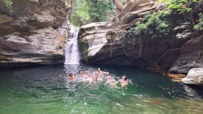 Andros: Achla River Trekking to the Waterfall - Trekking through the Achla River: the part where you get wet (on purpose)
