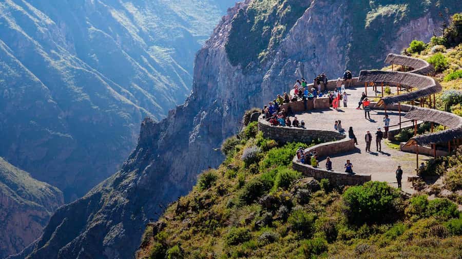 Arequipa: 2-day Colca Canyon Trekking, Ending in Puno - Sangalle to Cabanaconde: the steep climb that starts early