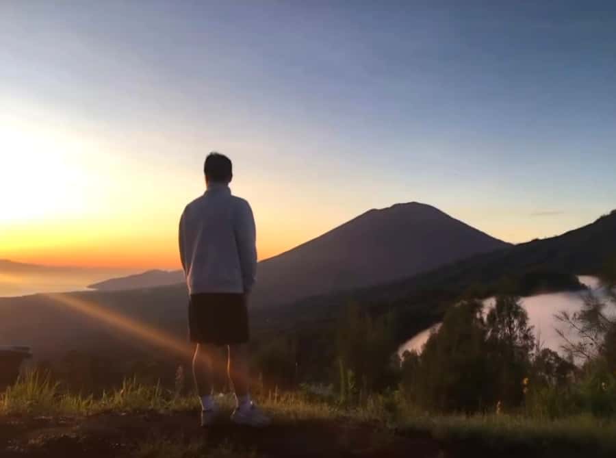 Bali: Caldera Sunrise Trek and Natural Hot Spring - 2:00 am pickup, Lake Batur boat ride, and the dark hike to Caldera Bali