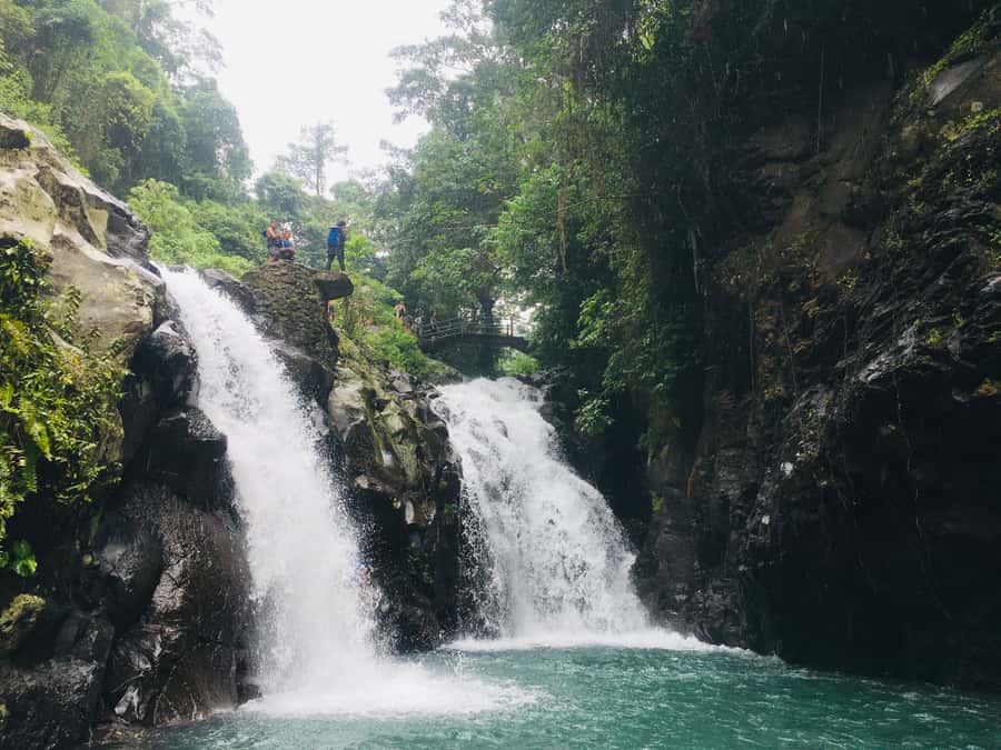Bali: Sambangan Waterfalls Trekking, Sliding, & Jumping Trip - Kroya, Twin, and Pucuk: 12 meters of slide plus 10 and 15m jumps