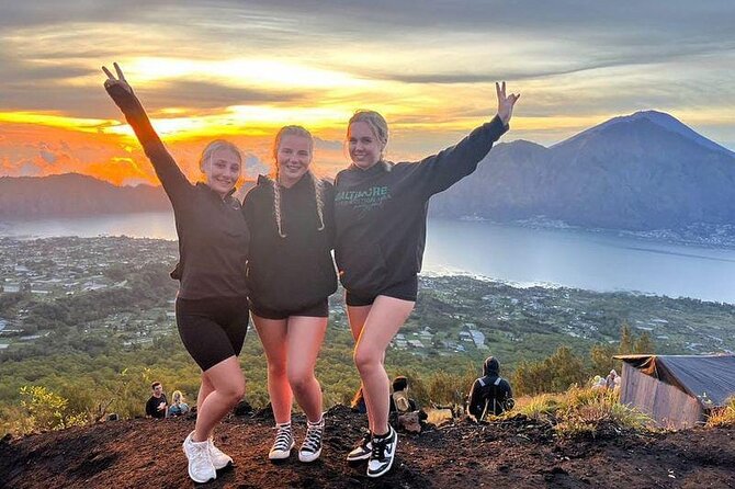 Batur Volcano Trekking And Hot Spring Private Guided Tour - Descending safely when the ground turns steep