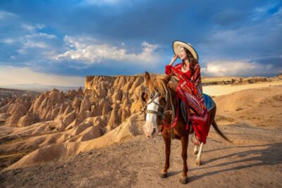Cappadocia: Sunset Horse Trek Through the Valleys - Cavuşin start: settling into the pace right away