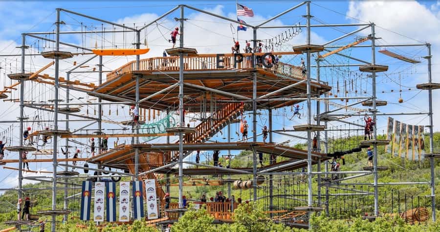 Castle Rock: The EDGE Epic Sky Trek - Four Fun Levels: How Difficulty Scales for Kids and Adults