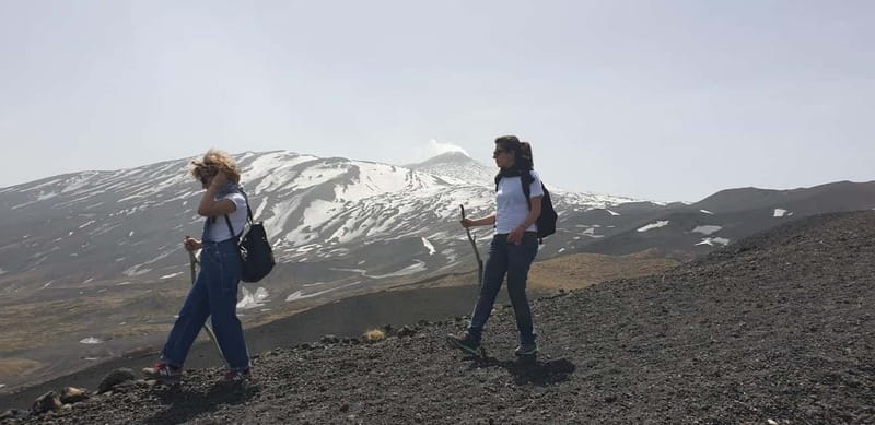 Catania: Etna 3000m and Alcantara Gorges Trek with Pickup - The road toward 3000 m: vehicles do the heavy lifting
