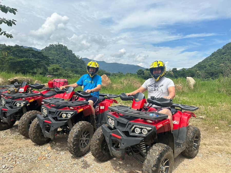 Chiang Mai ATV & White Water Rafting & Trekking to Waterfall - Trekking to the waterfall: a 2-hour jungle walk that can get hands-on