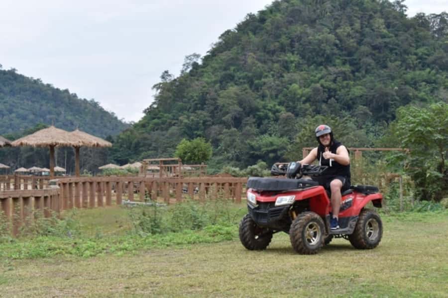 Chiang Mai ATV & White Water Rafting & Trekking to Waterfall - ATV riding on a 200cc bike: your one-hour chance to feel in control