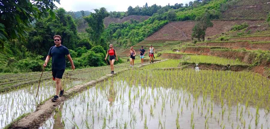 Chiang Mai: Karen Tribe & Dual Waterfalls - Private Day Trek - Karen village time: cooking and real conversation (not just a stop)
