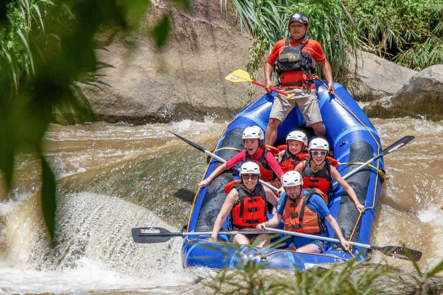 Chiang Mai: Whitewater Rafting and Waterfall Trekking Tour - Price and value: $112 for a full day with gear, lunch, and transport
