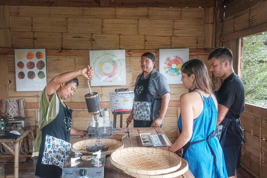 Chiangmai hilltribe Coffee Forest : Trek Plant Roast & Brew - Upstream Coffee Forest at around 1400 meters