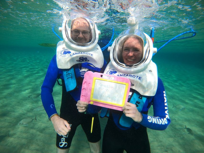 Costa Teguise : Underwater Sea Trek Experience - What the Underwater Sea Trek Setup Really Feels Like