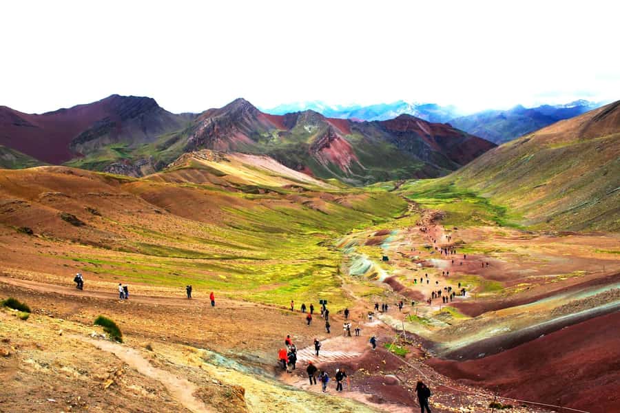 Cusco: Full-Day Rainbow Mountain & Red Valley Trekking Tour - Climbing Rainbow Mountain (5,036m): the part you’ll remember