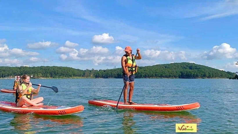 Da Lat : TREKKING PINHAT - SUP/ KAYAK AT TUYEN LAM LAKE - Đỉnh Pinhatt (Samson Mountain) trek: 8–10 km, 1,600m air, and steady trail time