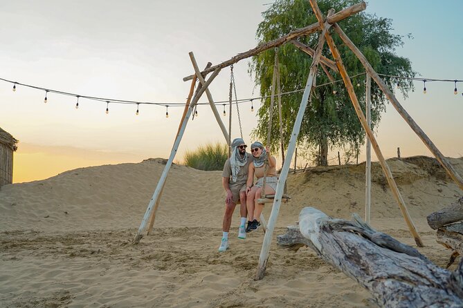 Dubai: Sunset Camel Trek, Al Khayma Camp, Stargazing & BBQ - Al Khayma Desert Camp: Coffee, Henna, Falcons, and Shisha