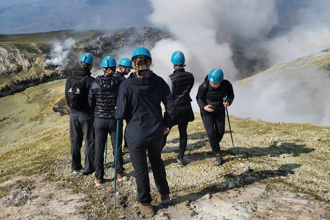 Etna North: Guided trekking to Summit volcano craters - The descent back to Piano Provenzana: ash, slag, and Sicilian coast views