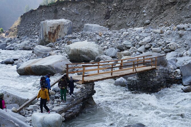 Experience the Thrill of a Lifetime:12-Days Manaslu Circuit trek - Days 2–3: river valleys, forests, hot springs, and bridge crossings