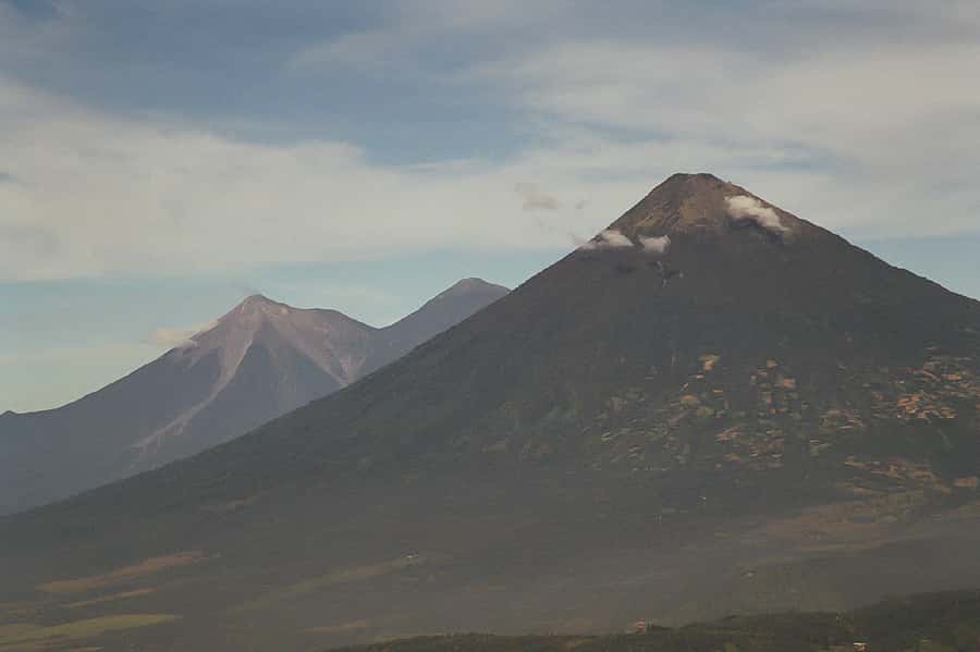 From Antigua: Pacaya Volcano Trek - Getting There: Shared Minivan Pickup and the Bumpy Part