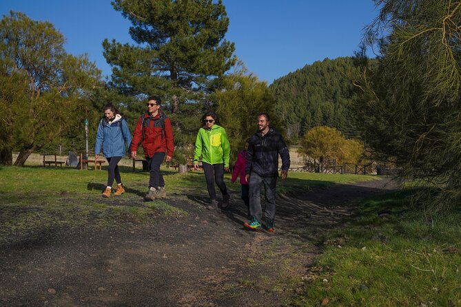 From Catania: Private mt. Etna trekking and pic-nic - Grotta di Serracozzo: a guided lava cave walk with helmets and torches