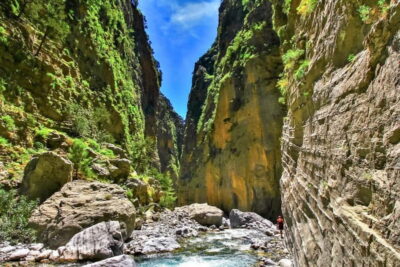 From Chania: Full-Day Samaria Gorge Trek Excursion & Guide - Samaria Gorge National Park: a long downhill hike in a natural corridor