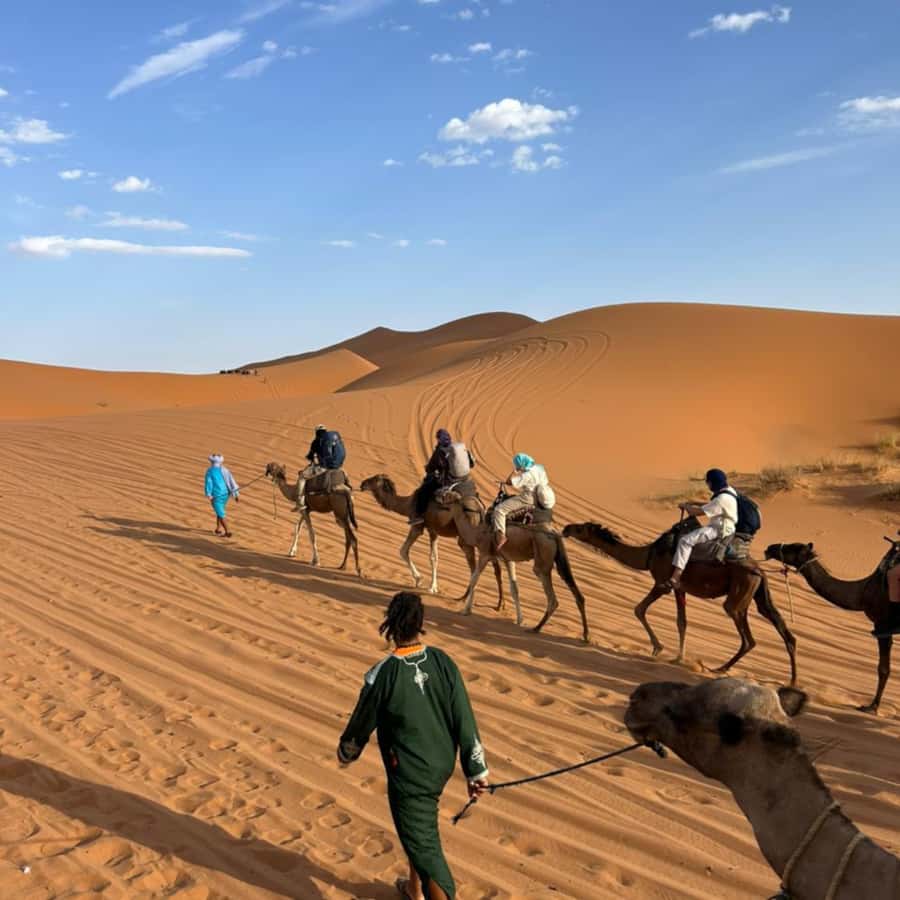 From Fes: 2 Day Round Trip Via Merzouga Desert & Camel Trek - Sunrise dunes near the Algerian border: worth getting up for