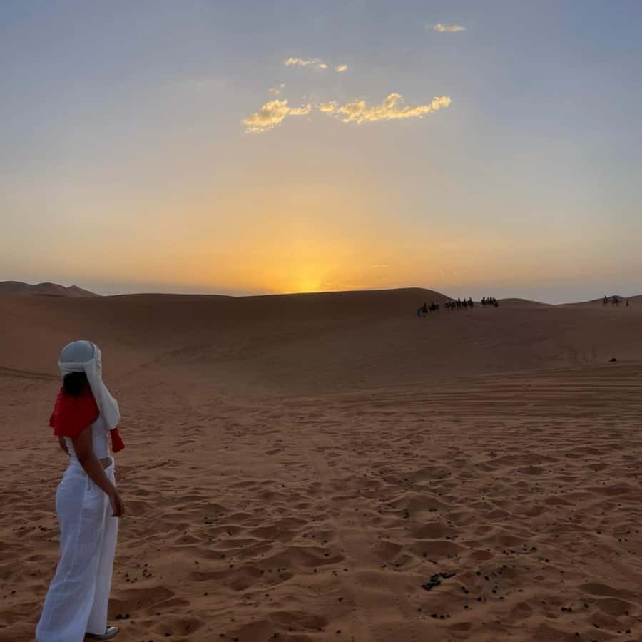 From Fes: 2 Day Trip to Marrakech via the Desert& Camel Trek - Sandboarding at Erg Chebbi and a Berber Camp Night Under Clear Stars