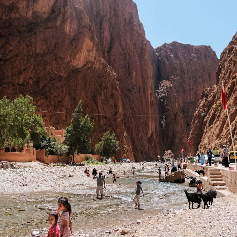 From Fes: 3 Day Magical Desert Camel Trek To Marrakech - Day 2: Rissani, Todra Gorge limestone walls, and Tinghir’s old ksars
