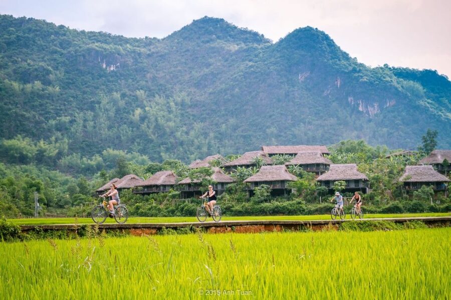 From Hanoi: Mai Chau Valley & Hill Tribes 2-Day Trek Tour - Cycling through Mai Chau: farm life, weaving, and slower village rhythm