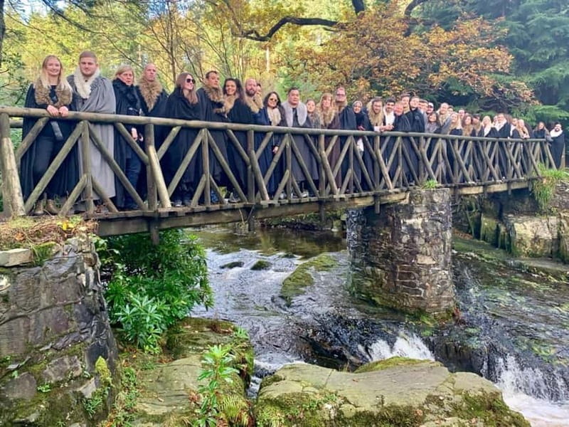 From Newcastle: Game of Thrones Tollymore Forest Trek - Stark cloak, rain ponchos, and where the tour actually starts