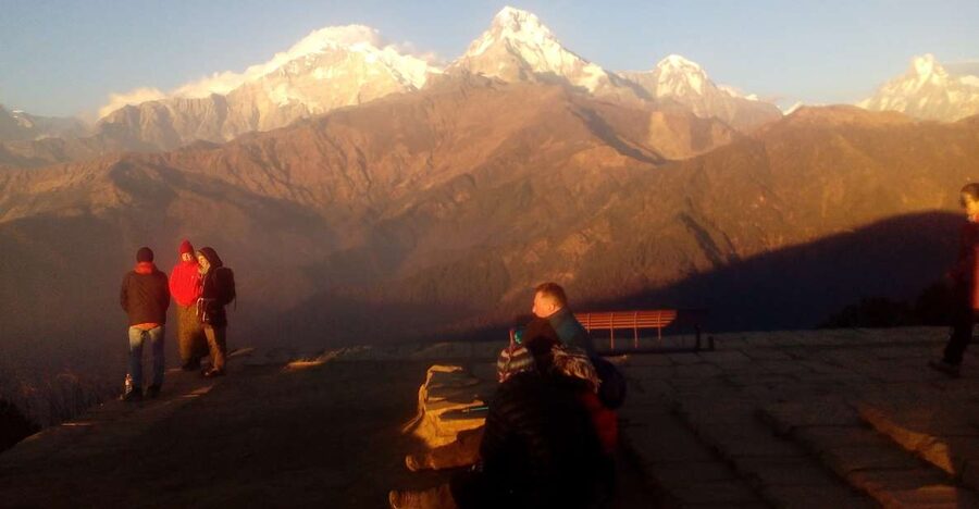 From Pokhara: Budget 2 Night 3 days Poon hill trek - Day 2 Tadapani to Ghorepani: Deurali Pass and sunrise prep