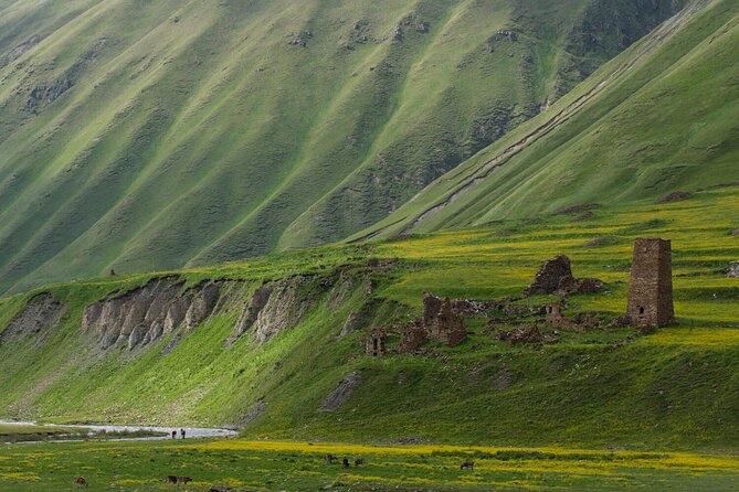 Kazbegi - One Day Private Trekking Tour to Truso Valley - Stop 1: Truso Gorge and the mineral-spring pool vibe
