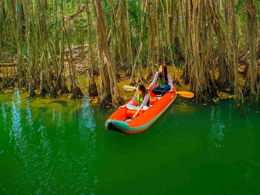 Khao Lak's Little Amazon: Canoe, Trek & Waterfall Day Trip - Tam-Nang (and the Sai Roong option): waterfall swim time