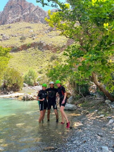 Kourtaliotiko Gorge: Guided River Adventure Trek with Lunch - Banana Garden meeting point and the day’s smart pacing